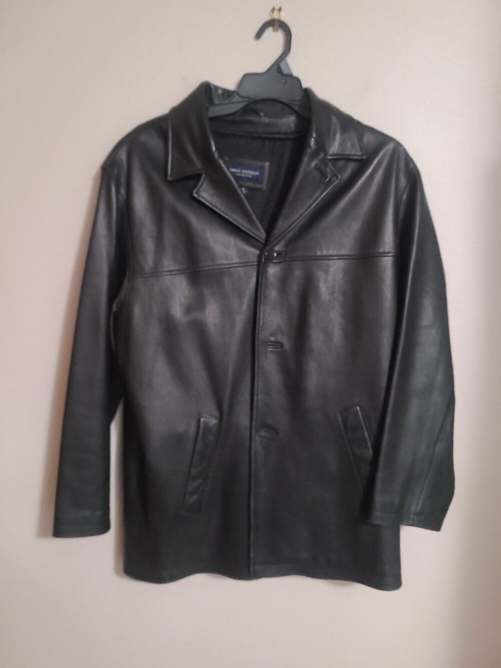 Vtg Daniel Cremieux Men's M - Premium Lambskin Leather Jacket - 90% Wool Liner